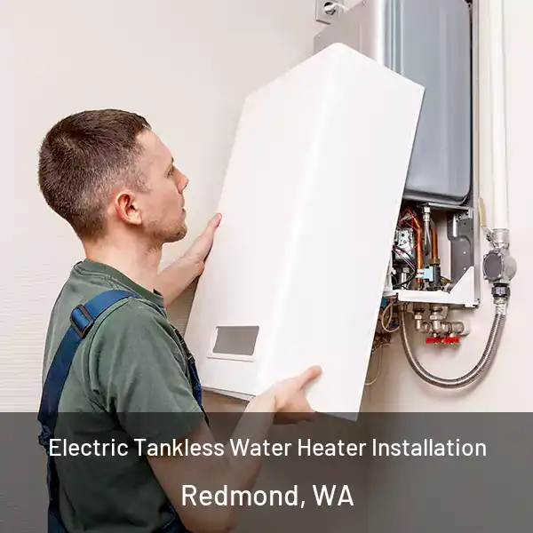  Electric Tankless Water Heater Installation Redmond, WA
